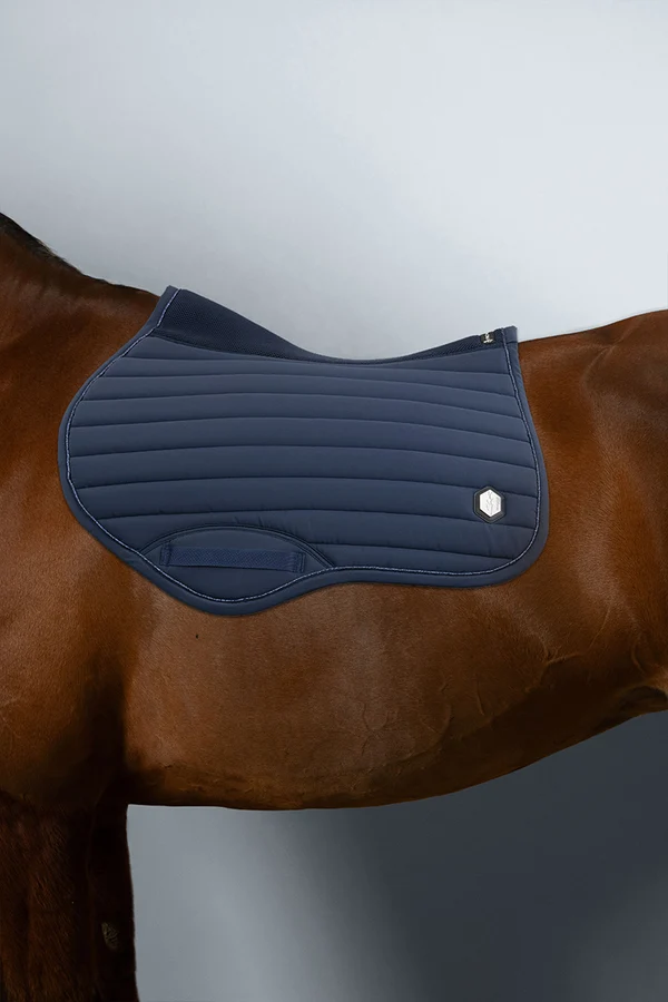 PRO-CONFORT - Tapis de selle amortissant Latex "Donatello" Marine