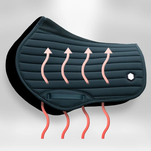 PRO-CONFORT - Tapis de selle amortissant Latex "Donatello" Marine – Image 3
